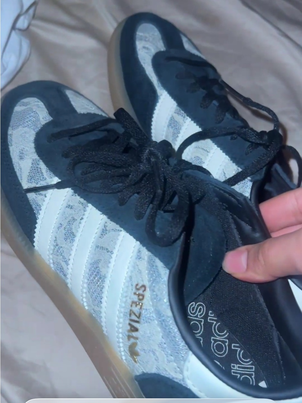 Limited edition lace adidas